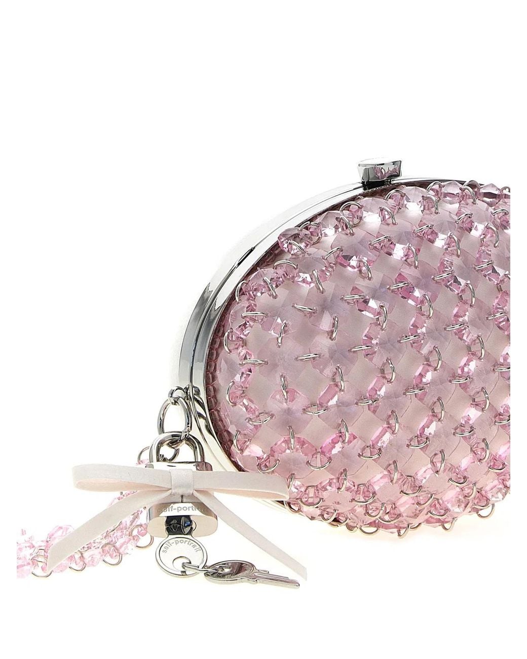 Self-Portrait Pink Clutch