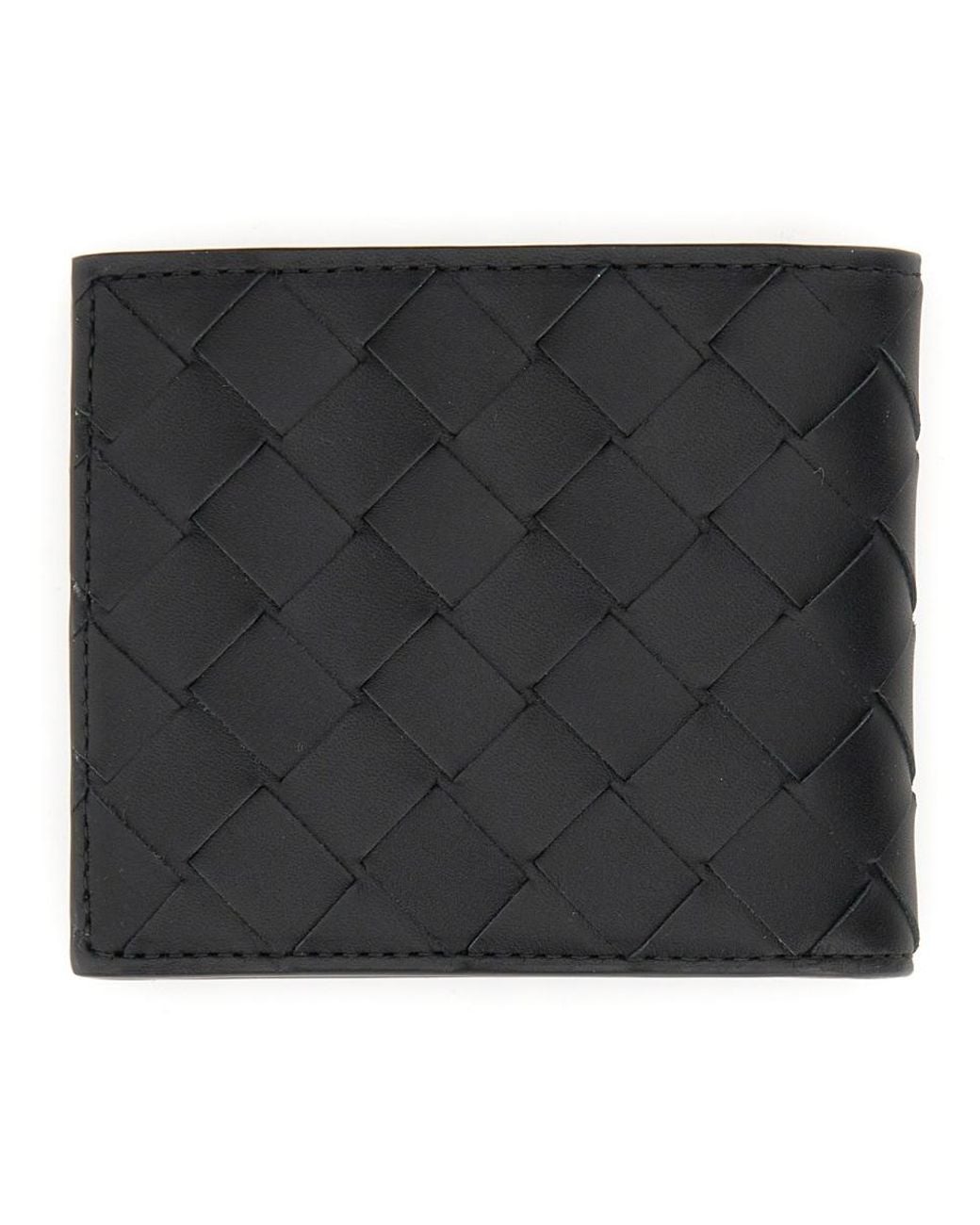 Bottega Veneta Black Portafoglio Bi-Fold for men
