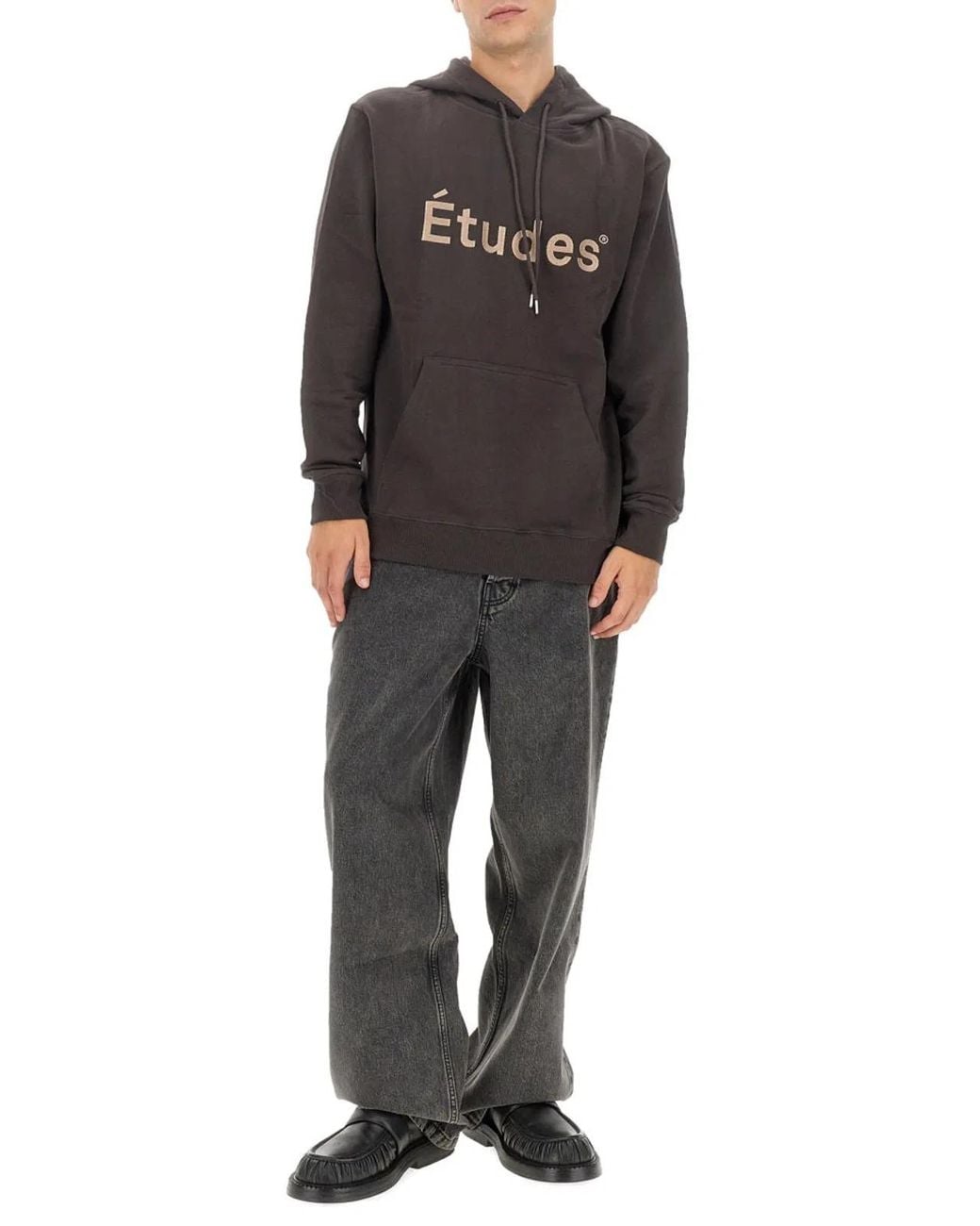 Etudes Studio Gray Sweatshirt With Logo for men
