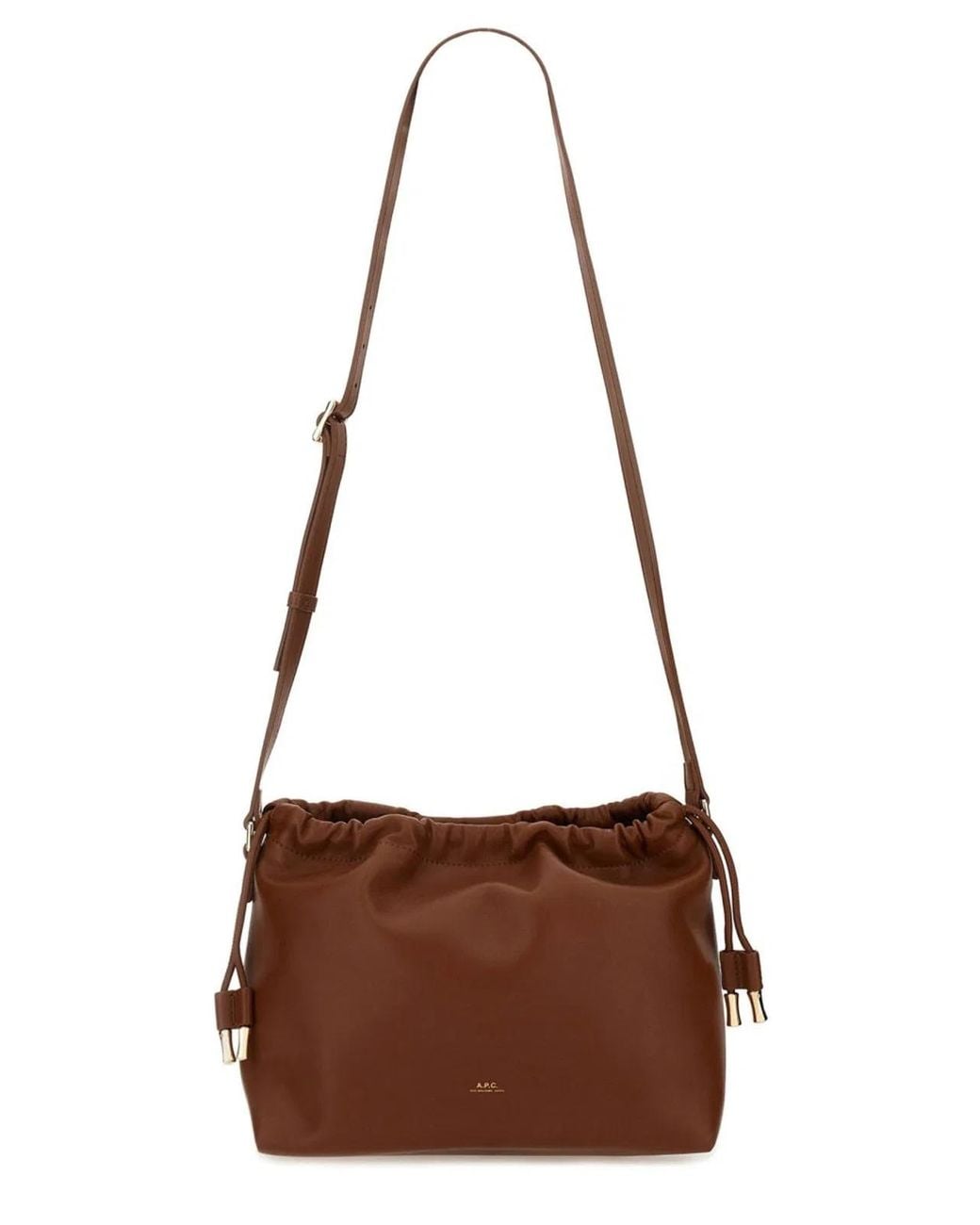 A.P.C. Brown Shoulder Bag Ninon