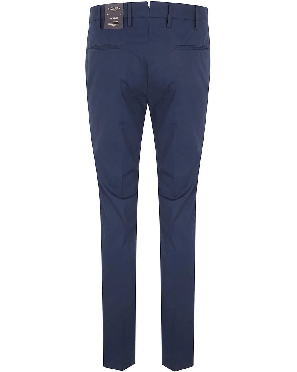 Incotex Blue Classic Chino Trousers for men