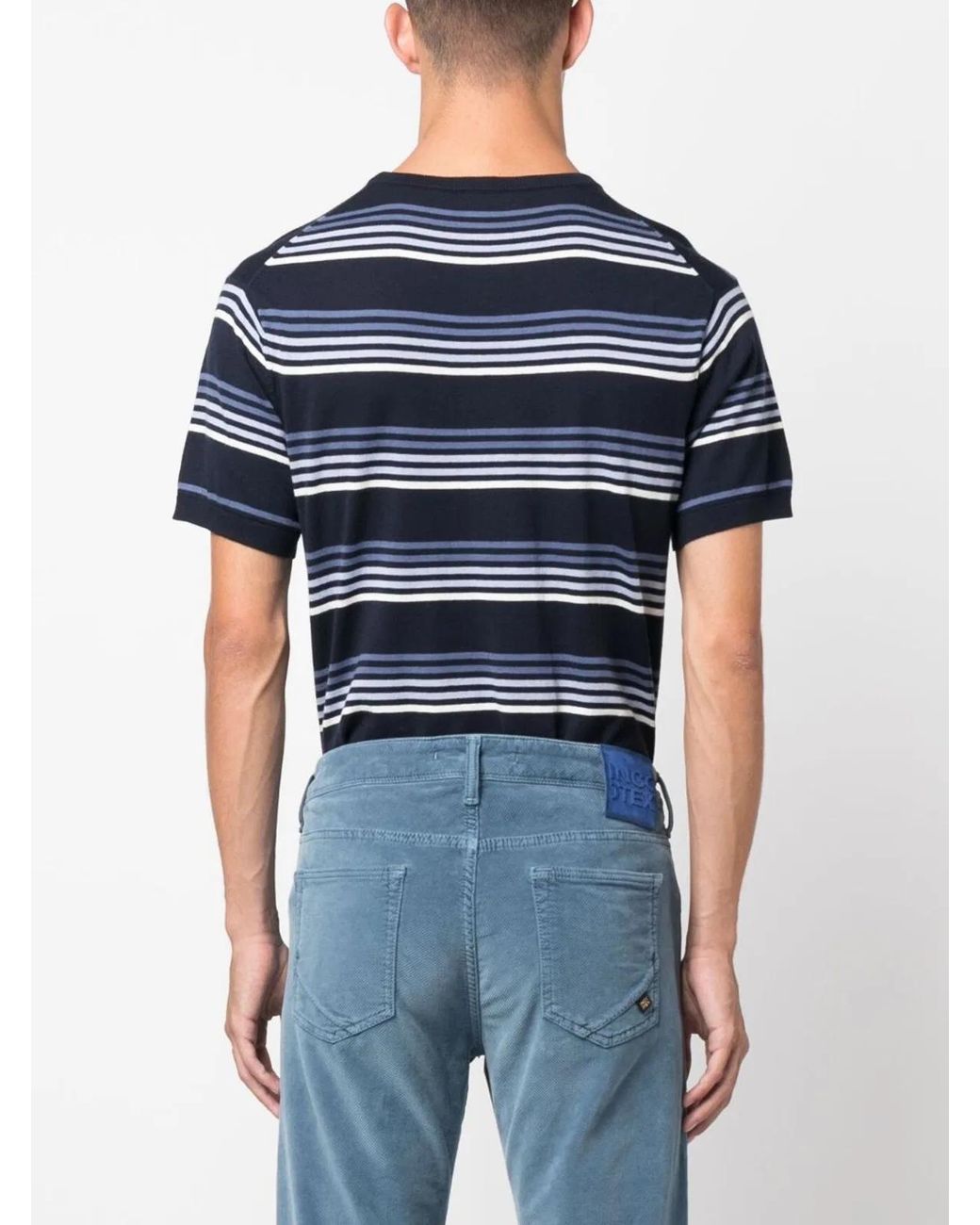 Incotex Blue 5 Pockets Ppt Straight Vintage for men