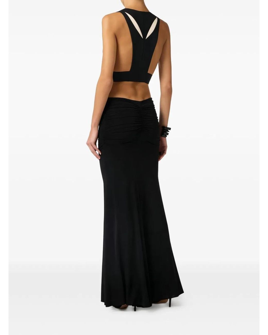 Elisabetta Franchi Black Polyamide Skirt