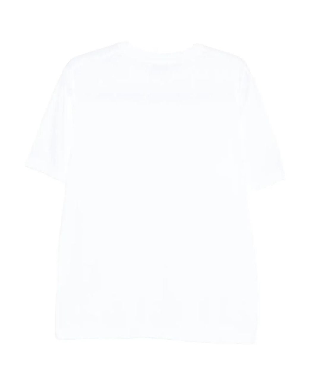 Lardini White Crew Neck T-Shirt for men