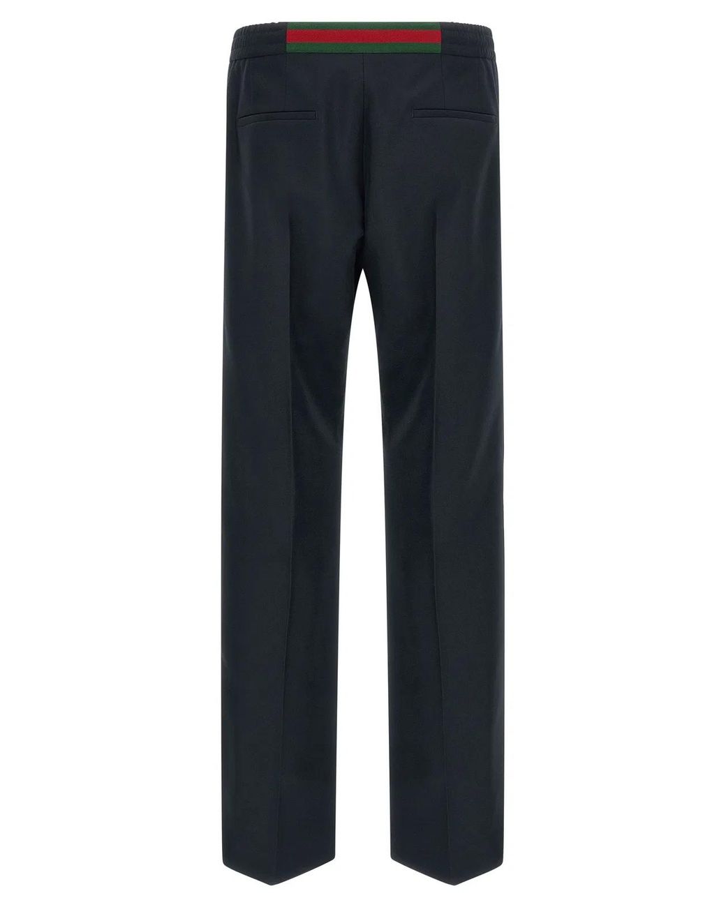 Gucci Blue Technical Panama Pants for men