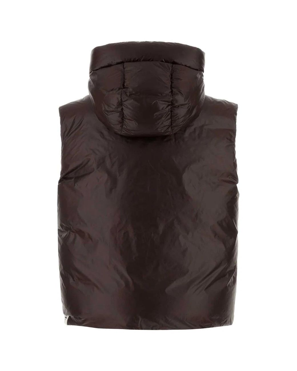 Jil Sander Black Chocolate Nylon Down Jacket