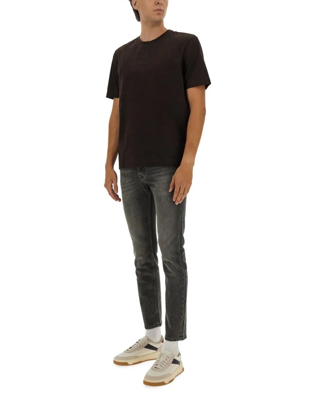 Boss Gray Delaware Slim Fit Jeans for men