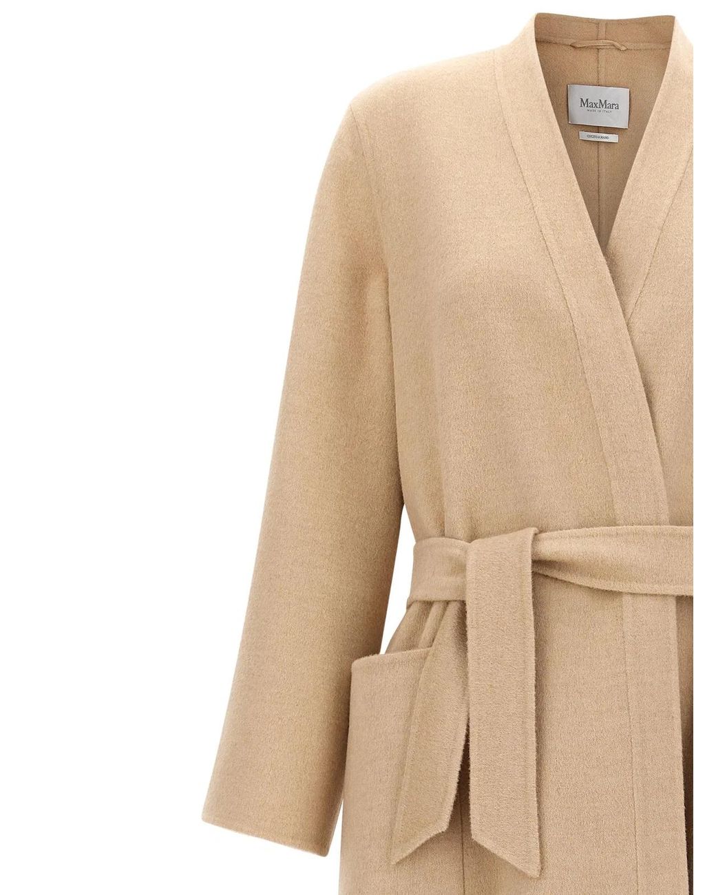 Max Mara Natural 'Vezzoso' Coat