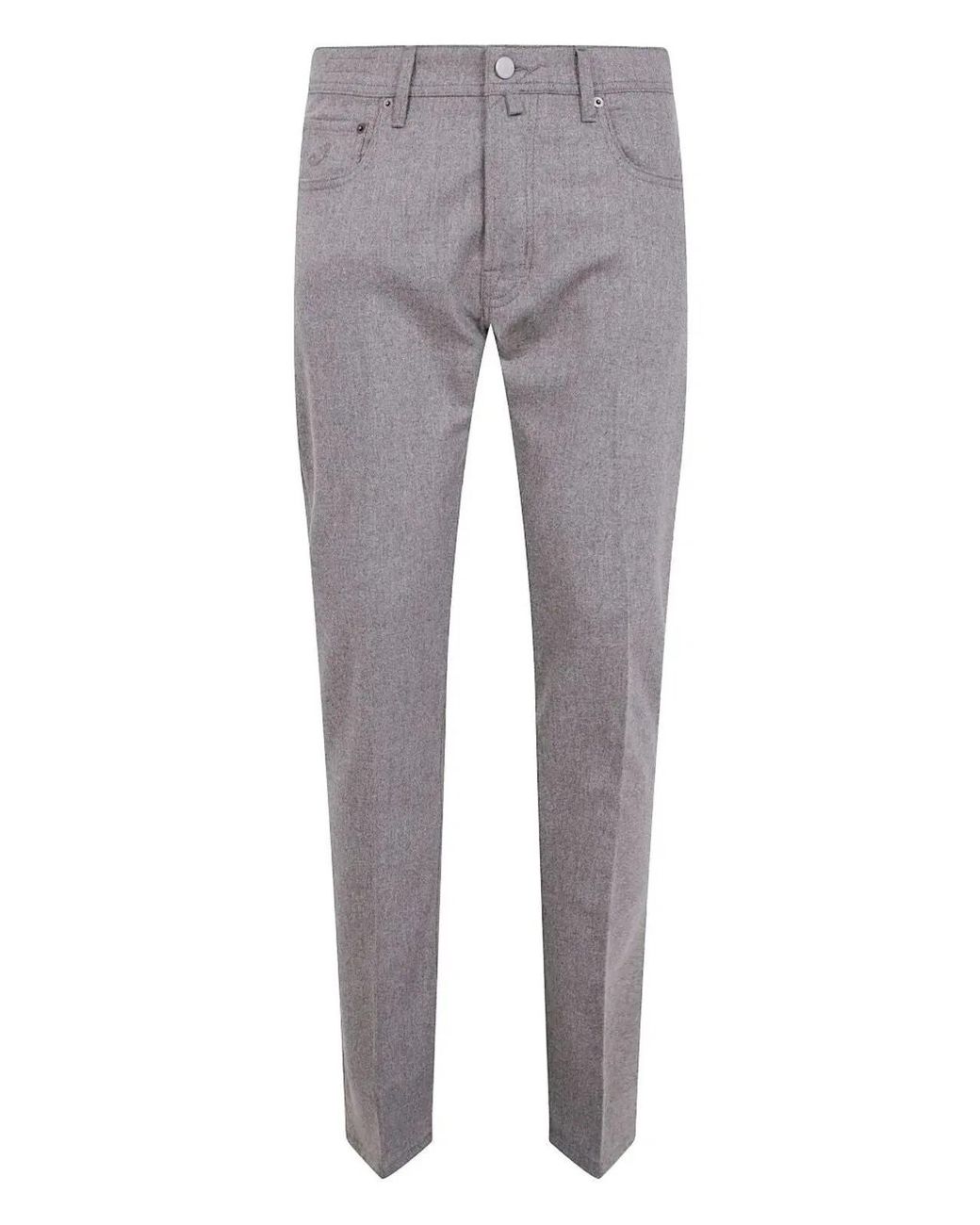 Jacob Cohen Gray "Pant 5 Pockets Slim Fit Bard Rw" Trousers for men