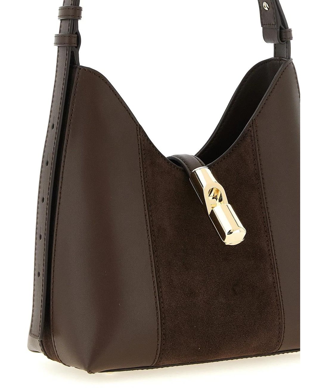 Furla Brown Goccia S' Shoulder Bag