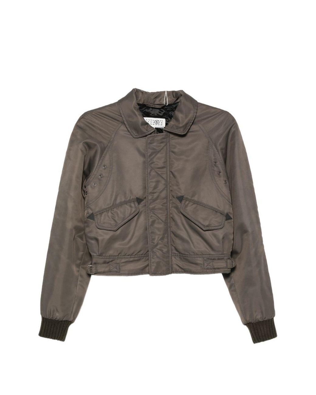 MM6 by Maison Margiela Brown Nylon Blouson Jacket