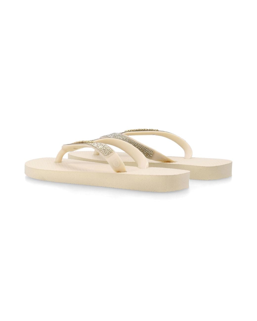 Havaianas White Top Glow Flip Flops