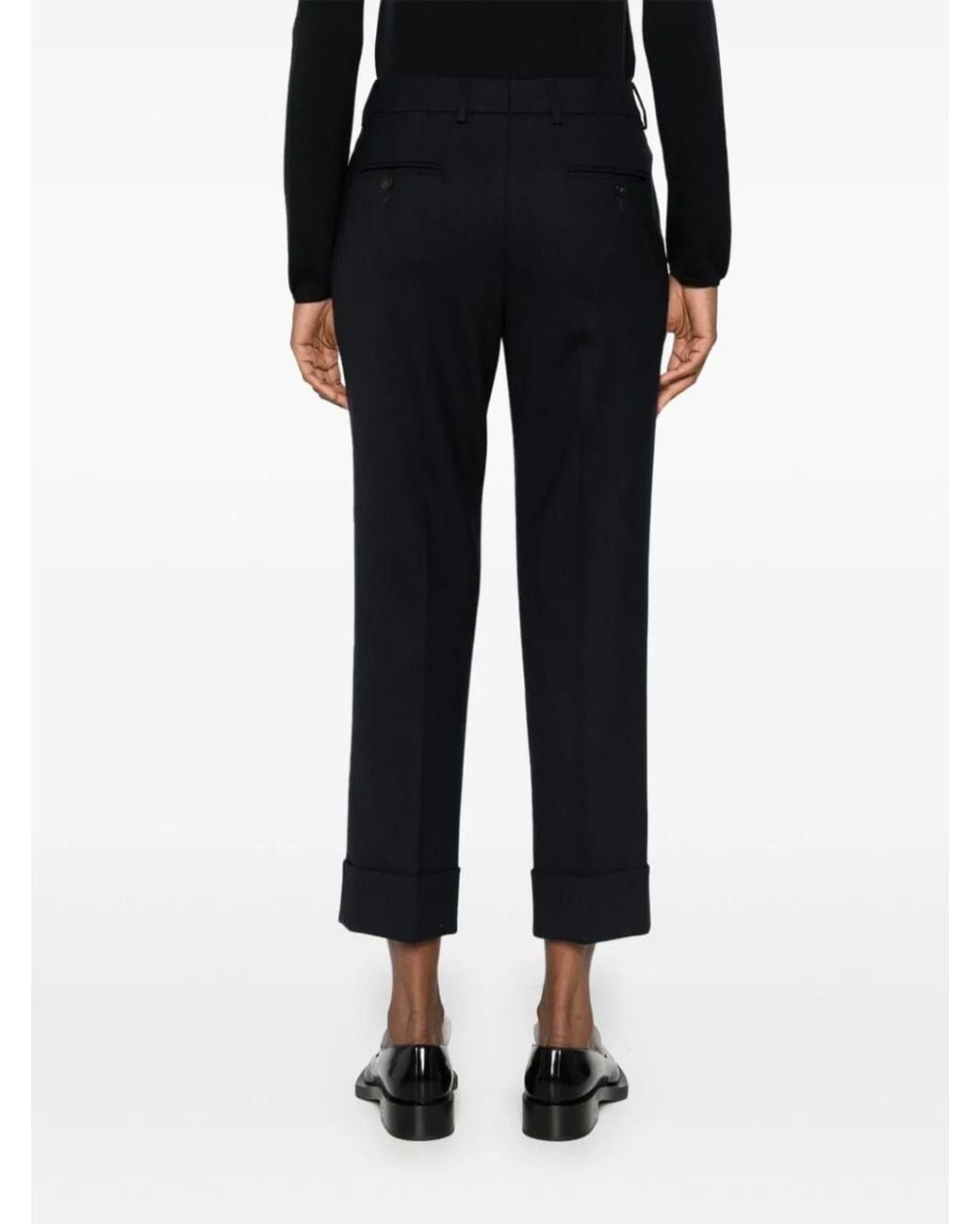 Incotex Blue Cropped Trousers