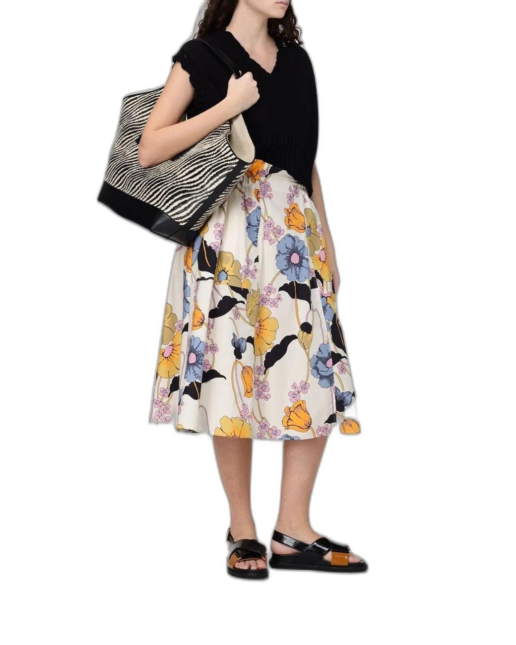 Marni Metallic Shopper Bag