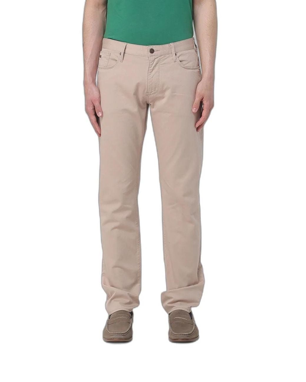 Emporio Armani Gray Denim Cotton Jeans for men