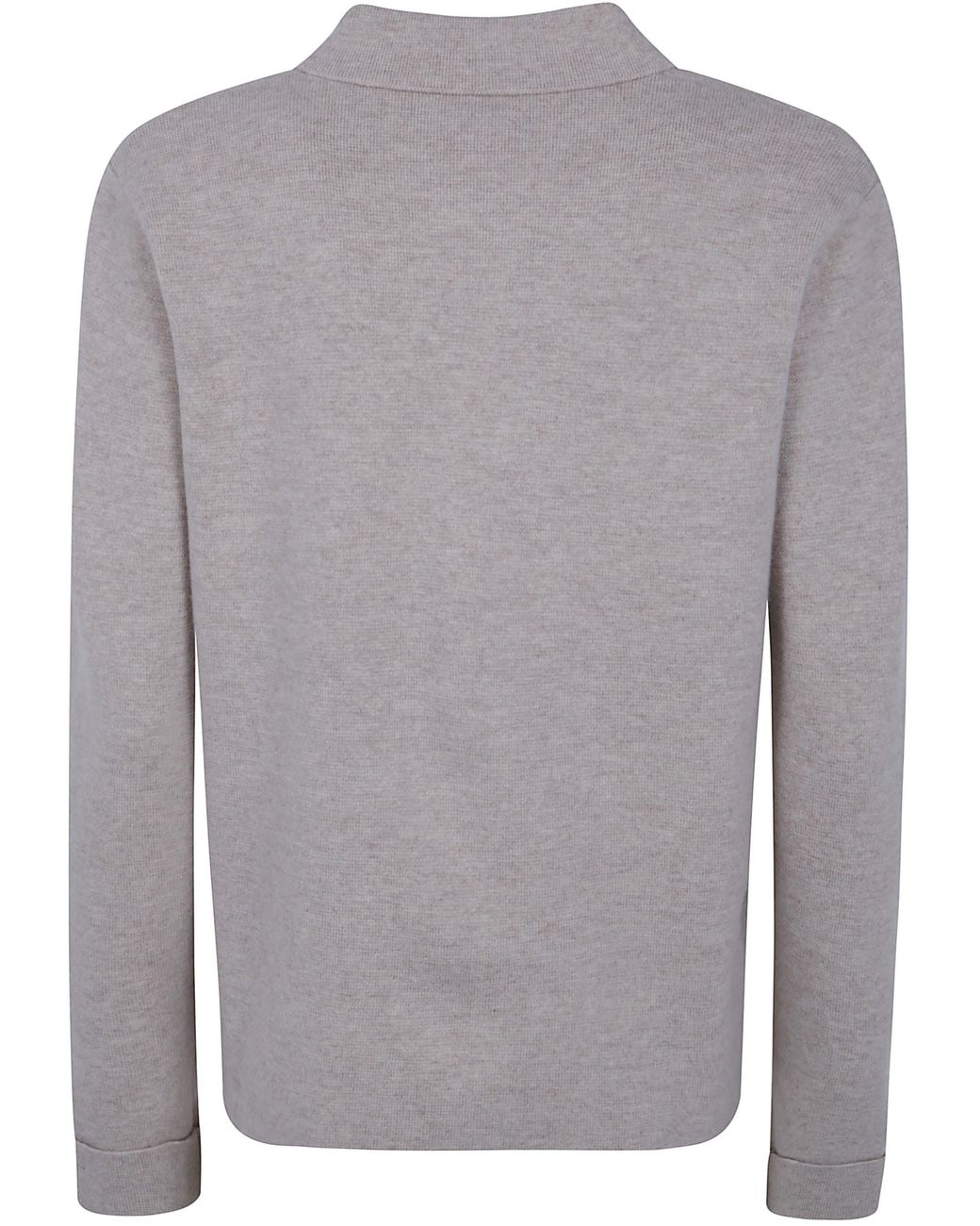 Mc2 Saint Barth Gray "Maricette" Wool Cardigan