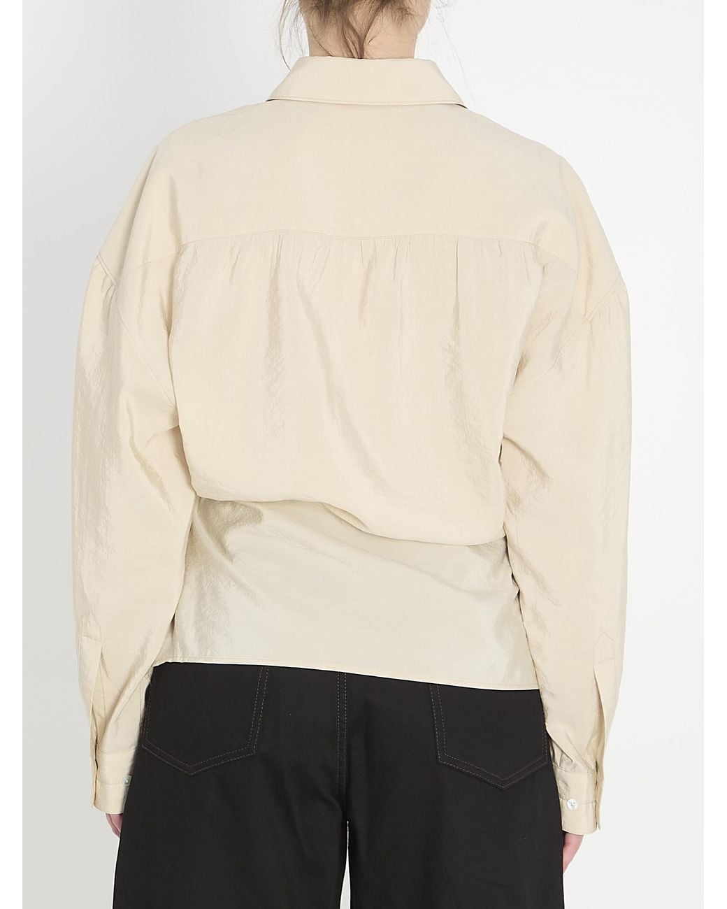 Lemaire Natural Draped Shirt