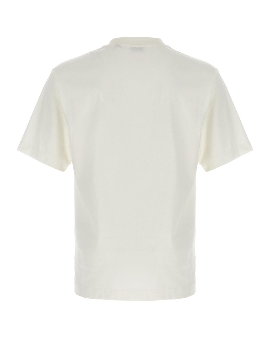 Burberry White Cross Stitch T-Shirt for men