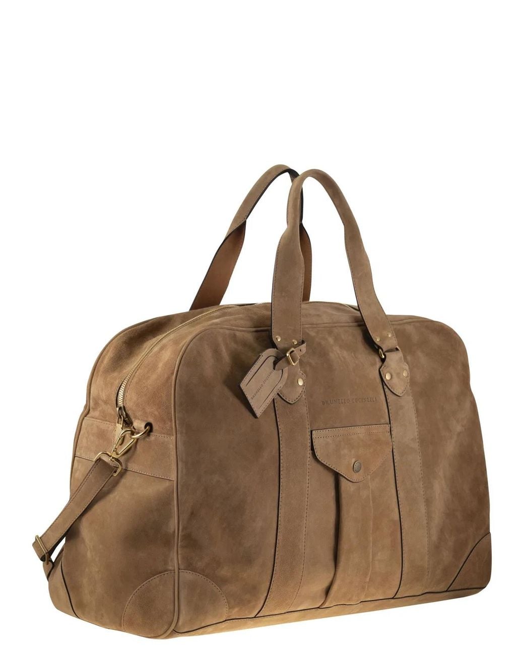 Brunello Cucinelli Brown Borsone Biscotto for men