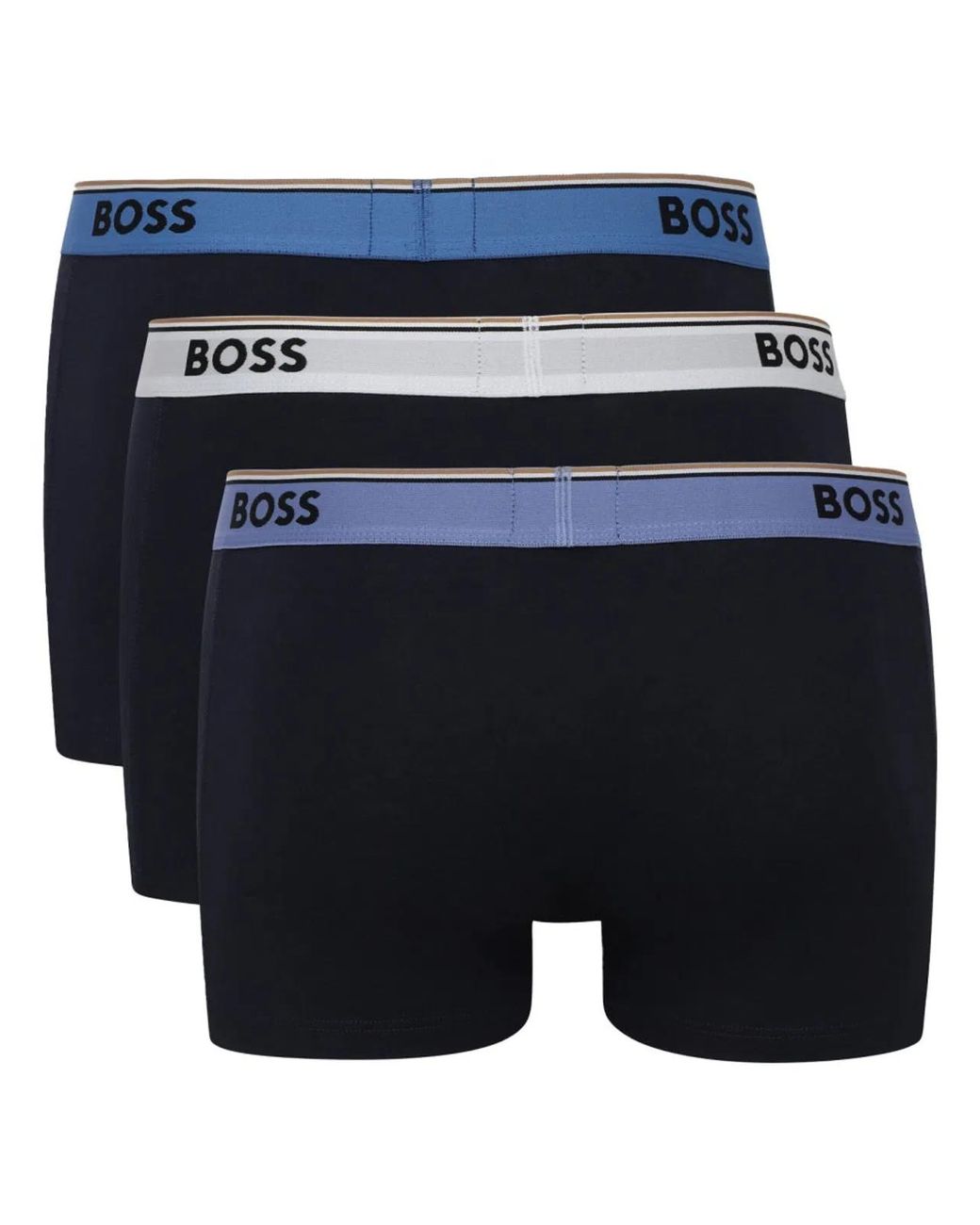 Boss Blue 3-Pack Of Boxer Shorts for men