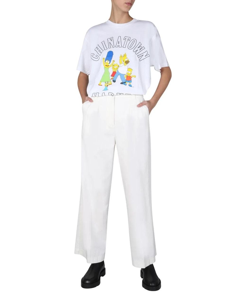 Market White Family Simpson T-Shirt