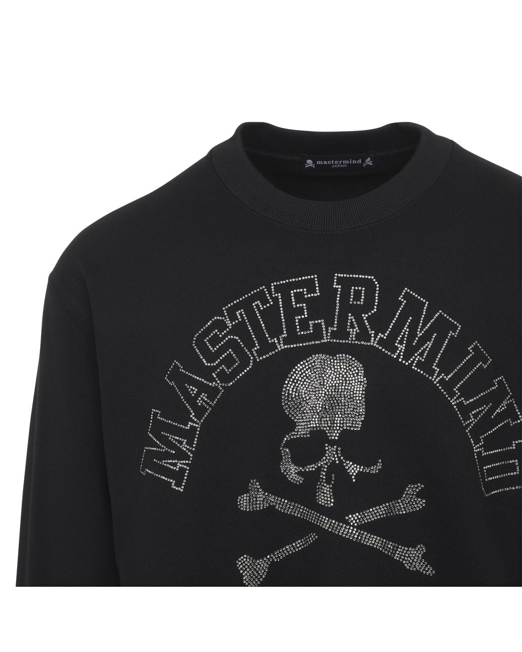 Mastermind Japan Black Swarovski Crystals Sweatshirt for men