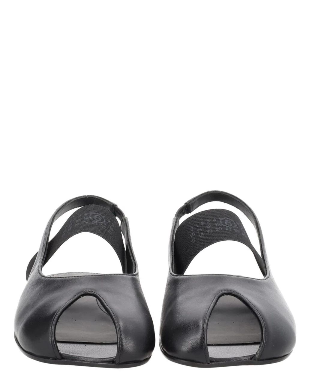 MM6 by Maison Margiela White Anatomical Slingback Sandal
