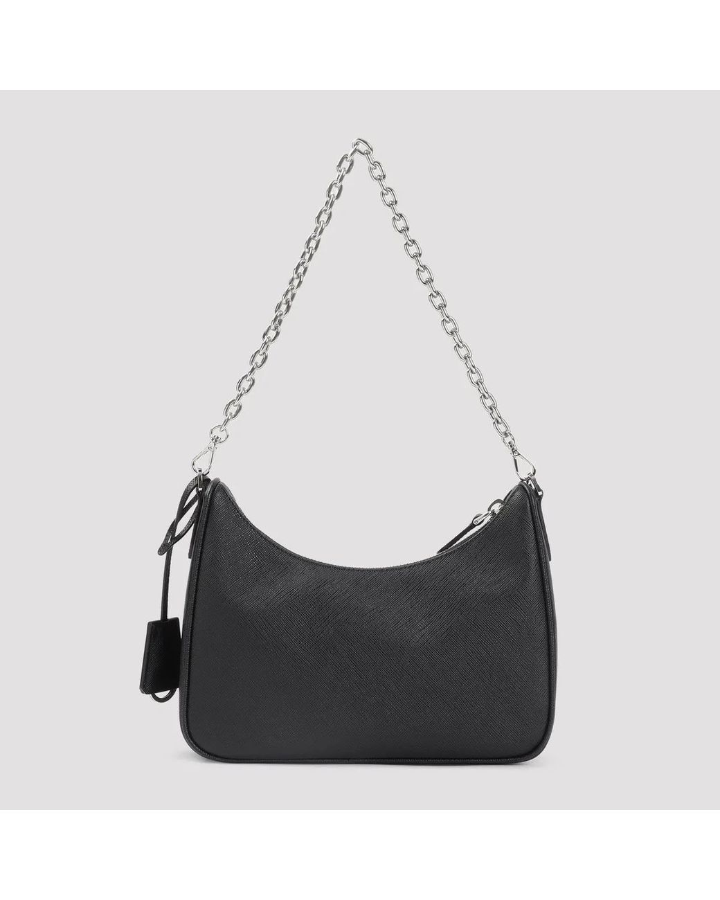 Prada Black Bandoliera Saffiano Leather Shoulder Bag
