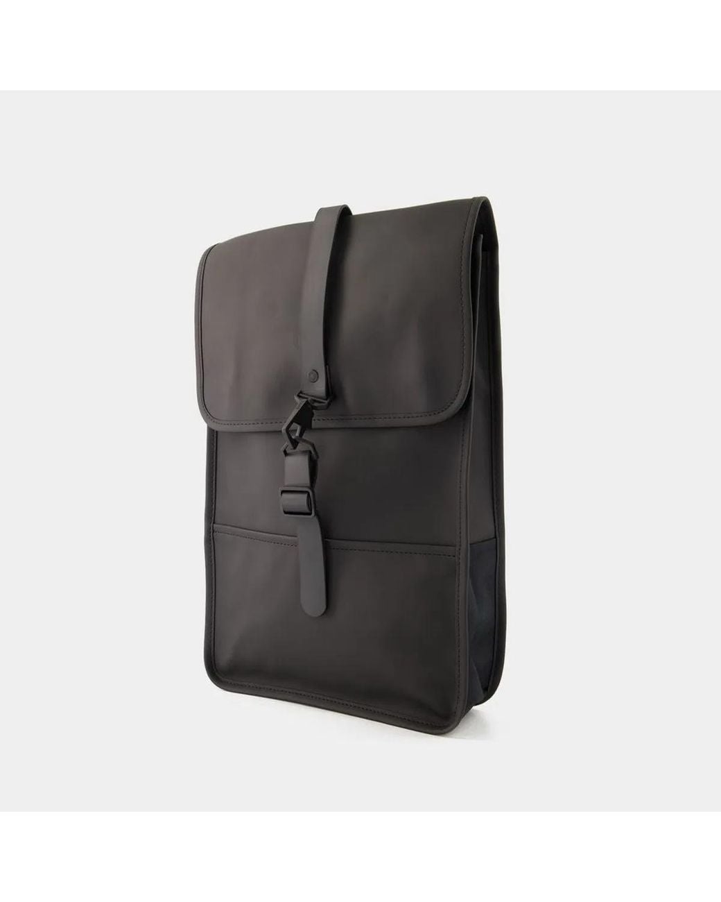 Rains Black Mini Backpack