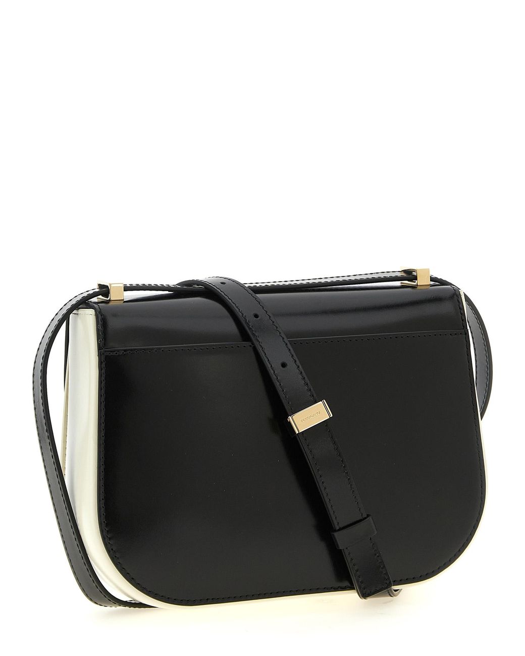Ferragamo Black 'North-South Double Gancini (Xs) Crossbody Bag