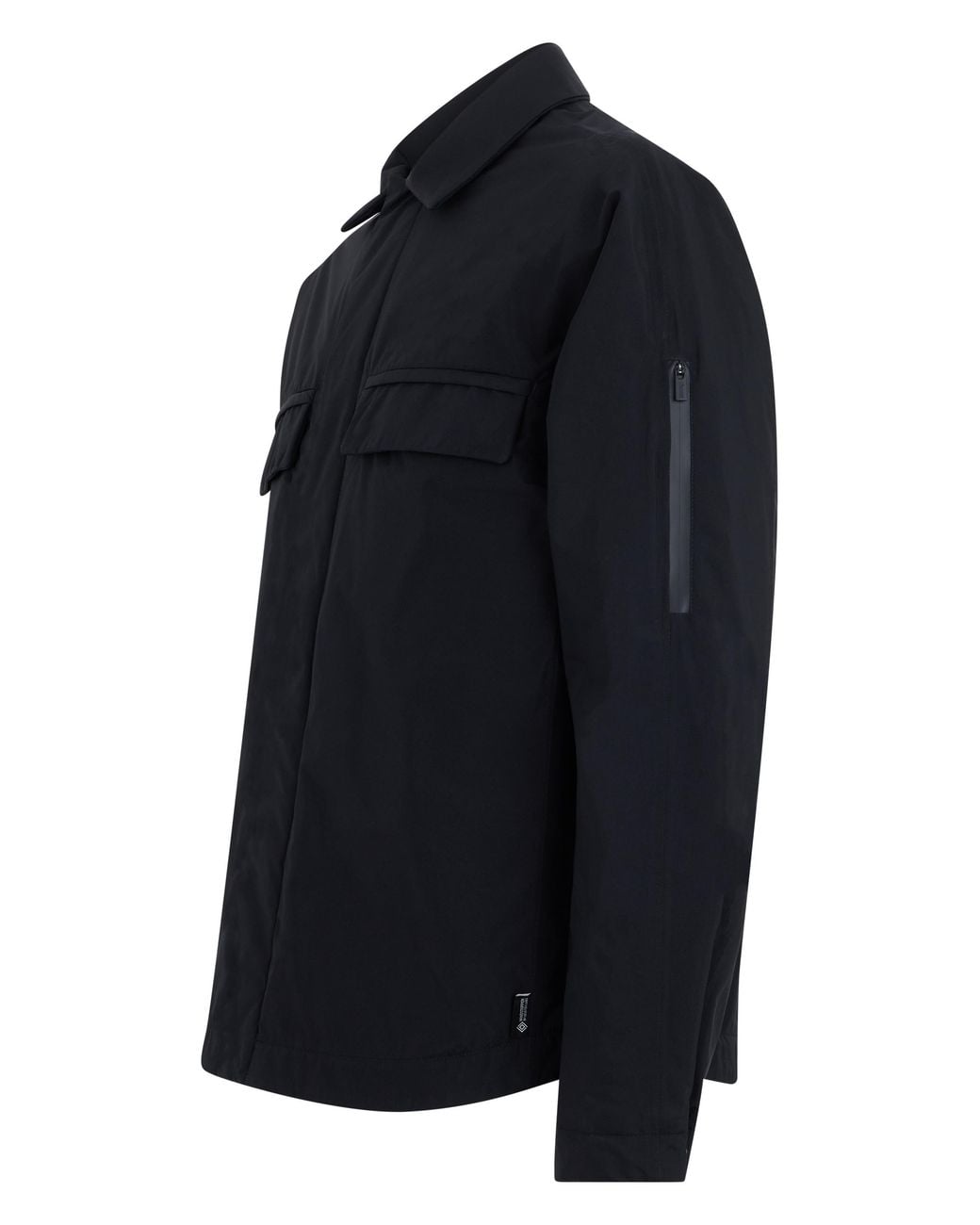 Laminar Blue Jacket With Collar for men