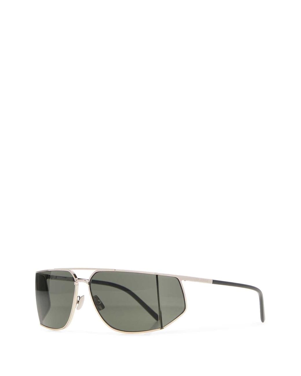 Saint Laurent Gray Mini Shield Sunglasses