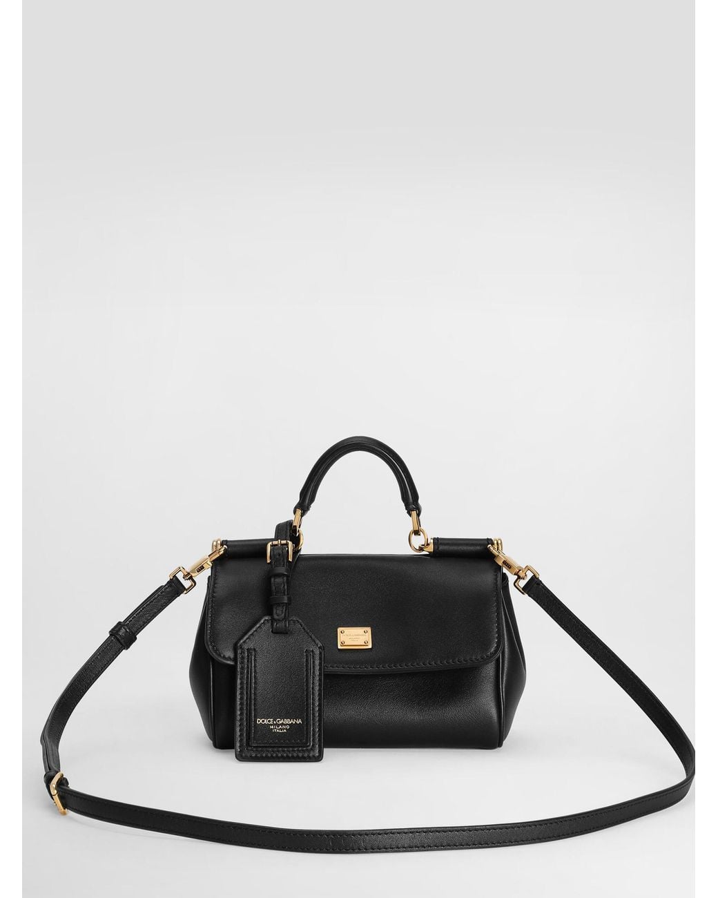 Dolce & Gabbana Black Dolce & Gabbana Mini My Sicily Handbag