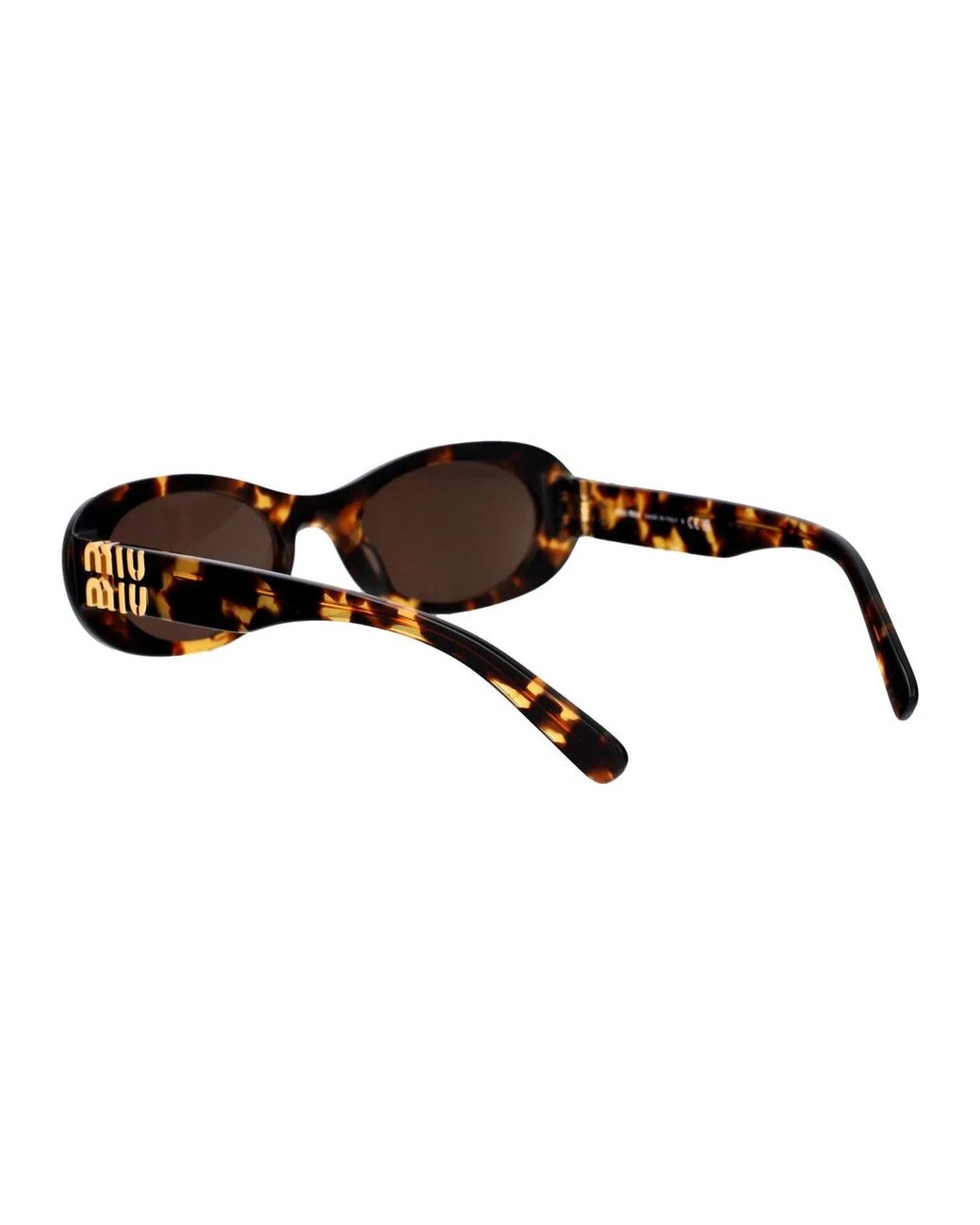 Miu Miu Brown Havana Acetate Sunglasses