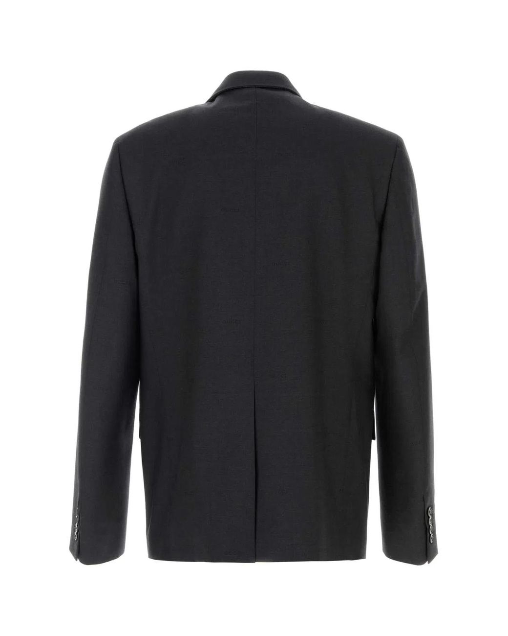 Gucci Black Notched Lapel Blazer