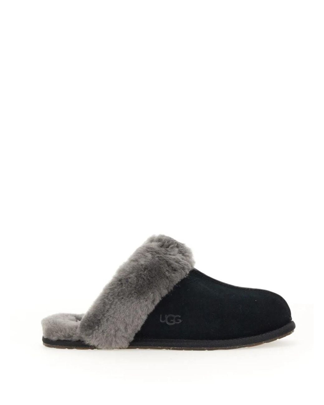 Ugg Black Scuffette Ii Suede Slippers