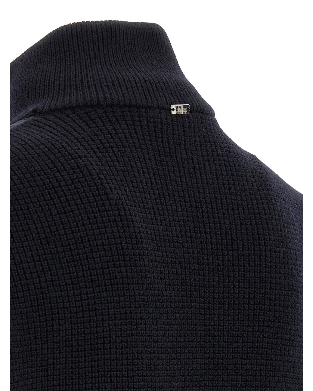 Herno Blue Wool Jacket for men