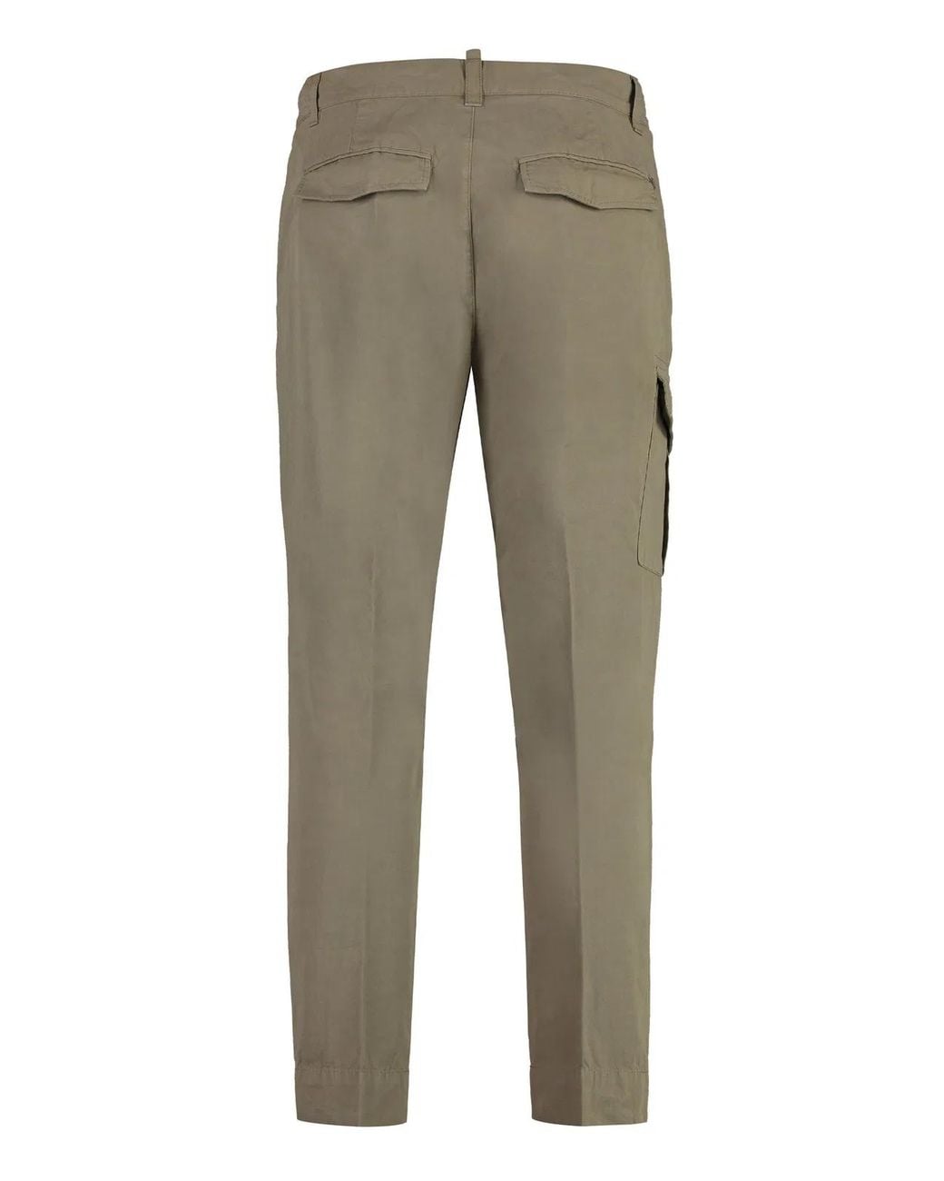 Dondup Gray Robin Cotton Trousers for men