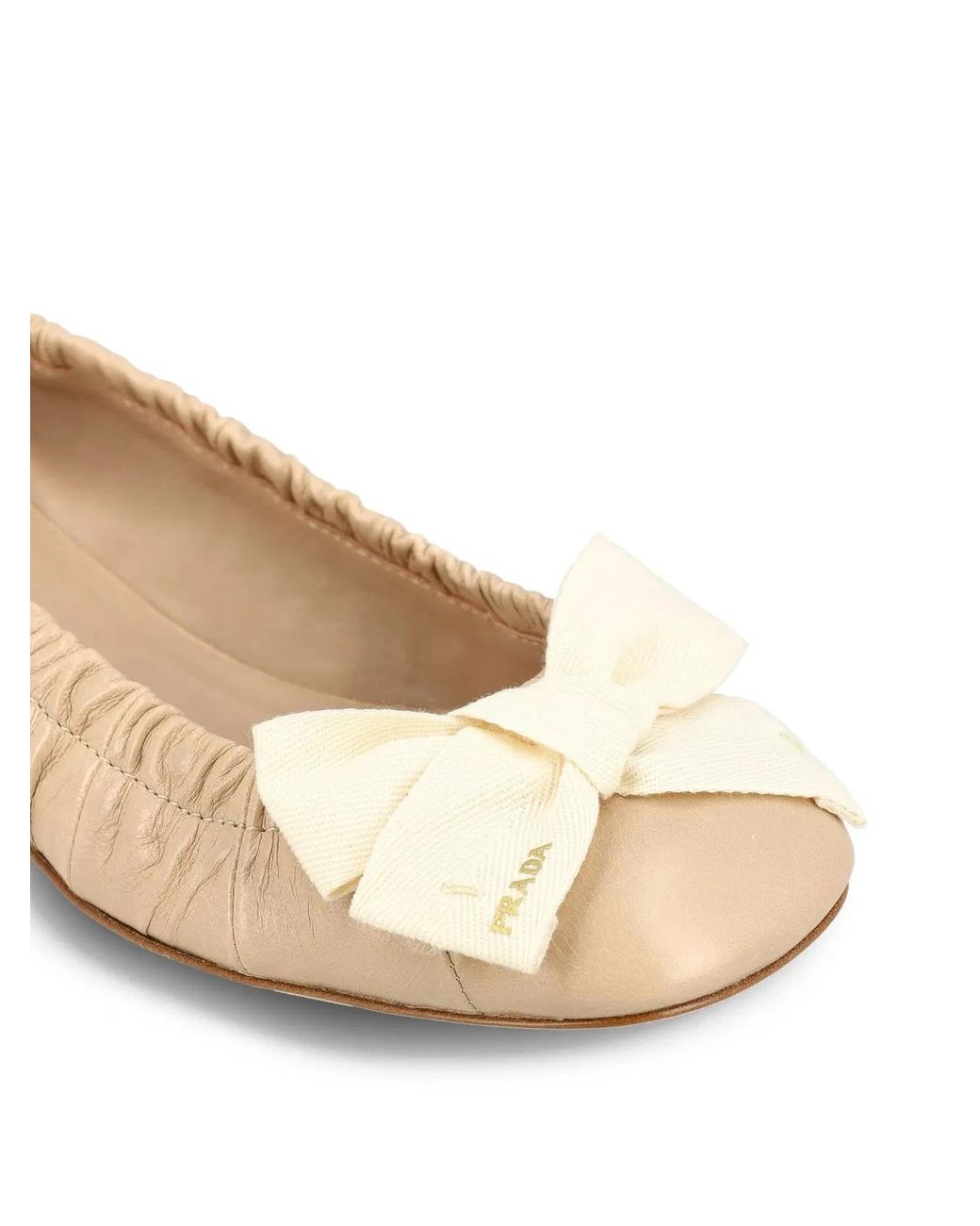 Prada Natural Leather Pumps Footwear