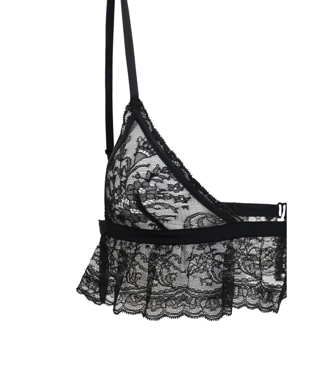Dolce & Gabbana Black Dolce & Gabbana Wireless Lace Bra