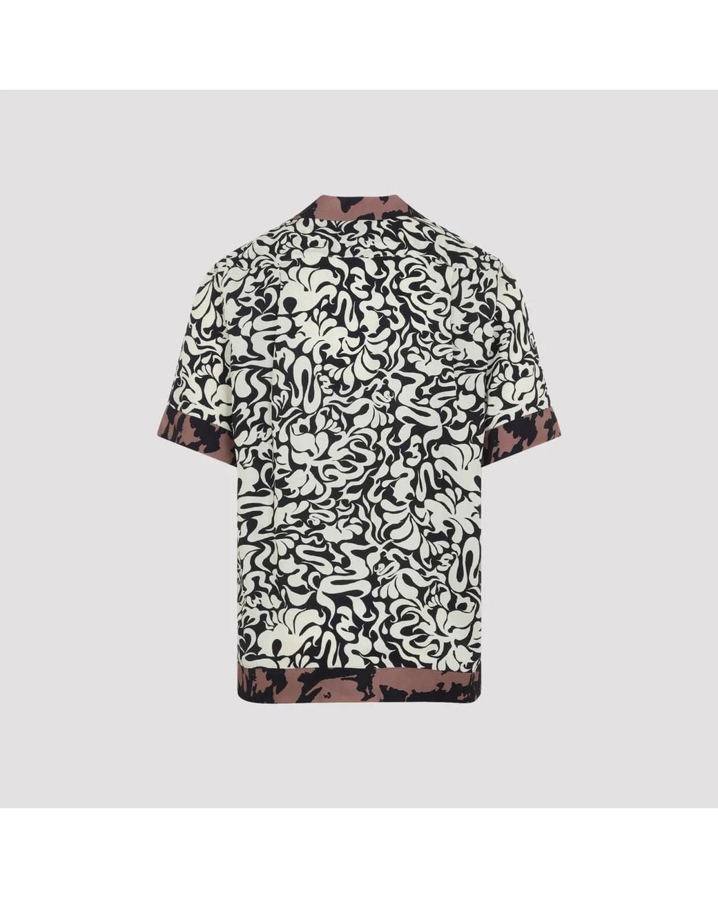 Dries Van Noten Black Carltone Viscose Shirt for men