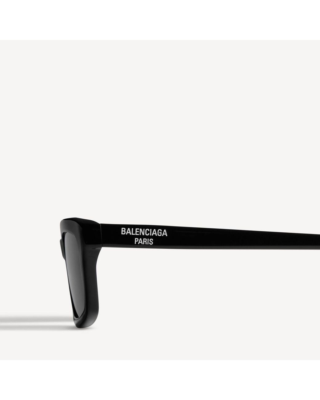 Balenciaga Black Daily Rec Mini Sunglasses for men