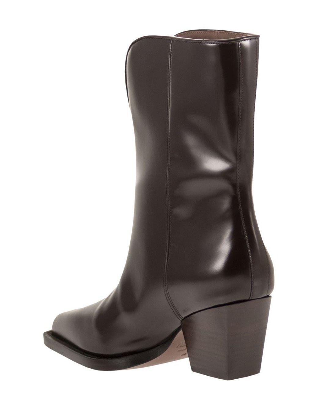 Paris Texas Brown Jane Midcalf Boot 60