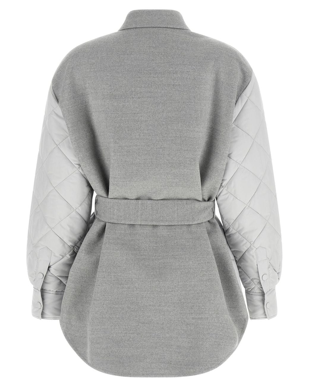 Fabiana Filippi Gray Hybrid Overshirt