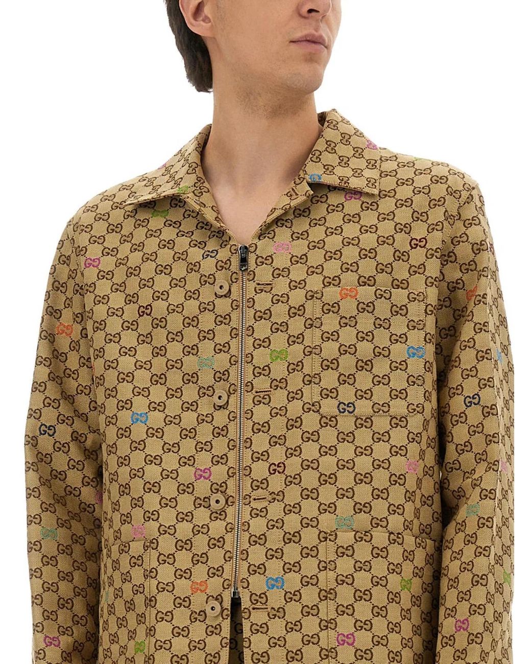 Gucci Natural Fabric Jacket Gg