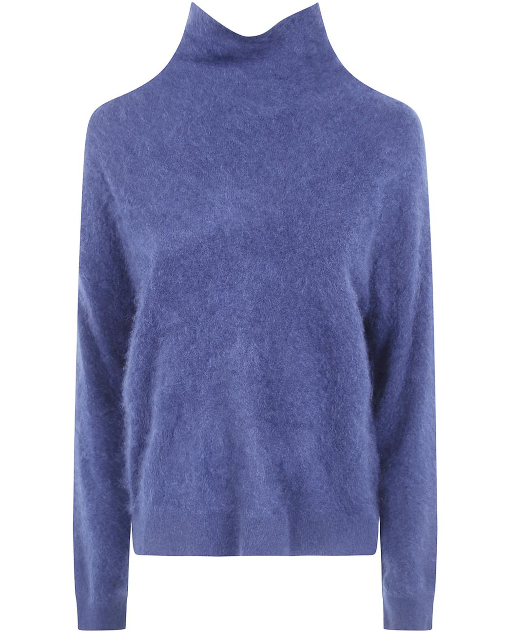 ABSOLUT CASHMERE Blue "Solange" Turtle Neck Sweater