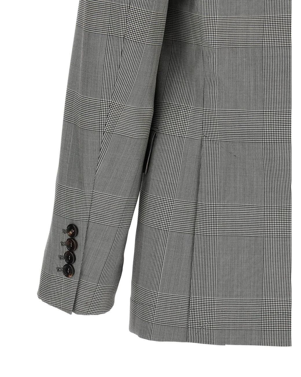 Brunello Cucinelli Gray Virgin Wool Blazer for men