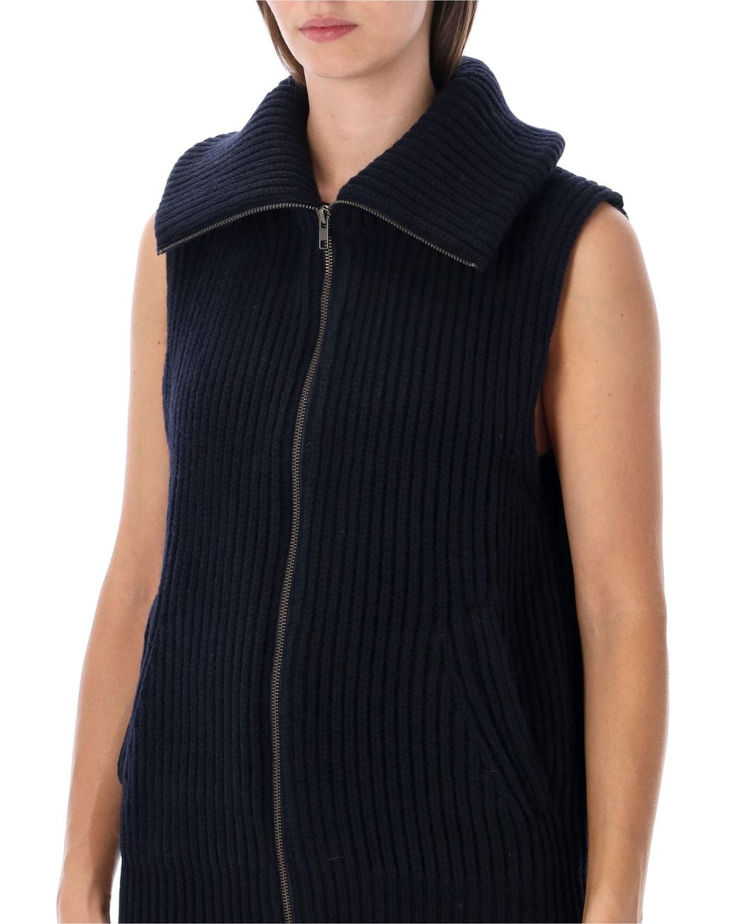 Soeur Blue Kristen Knit Vest