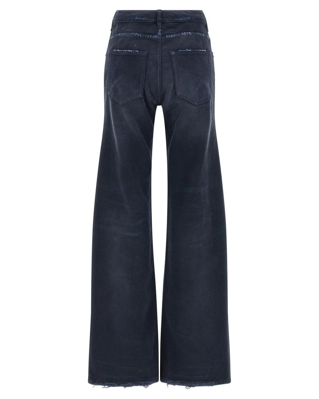 Balenciaga Blue Curved Waist Jeans