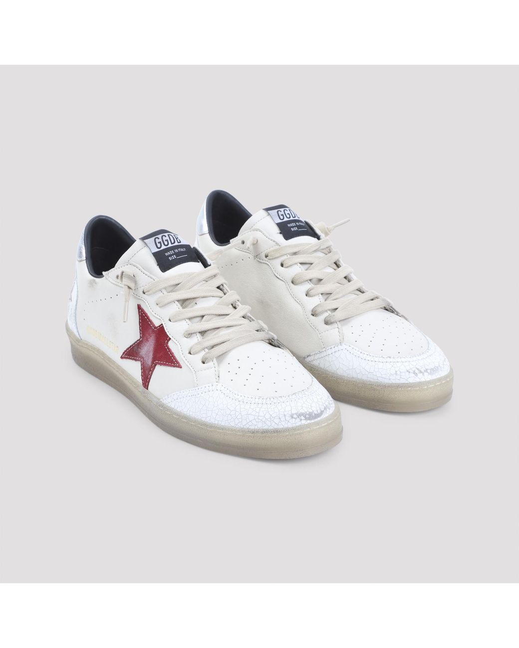 Golden Goose Deluxe Brand White Sneakers Ball Star for men